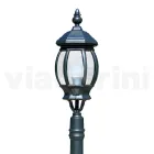 Low Outdoor Lamp in Anthracite Aluminium Made in Italy - Impero Viadurini