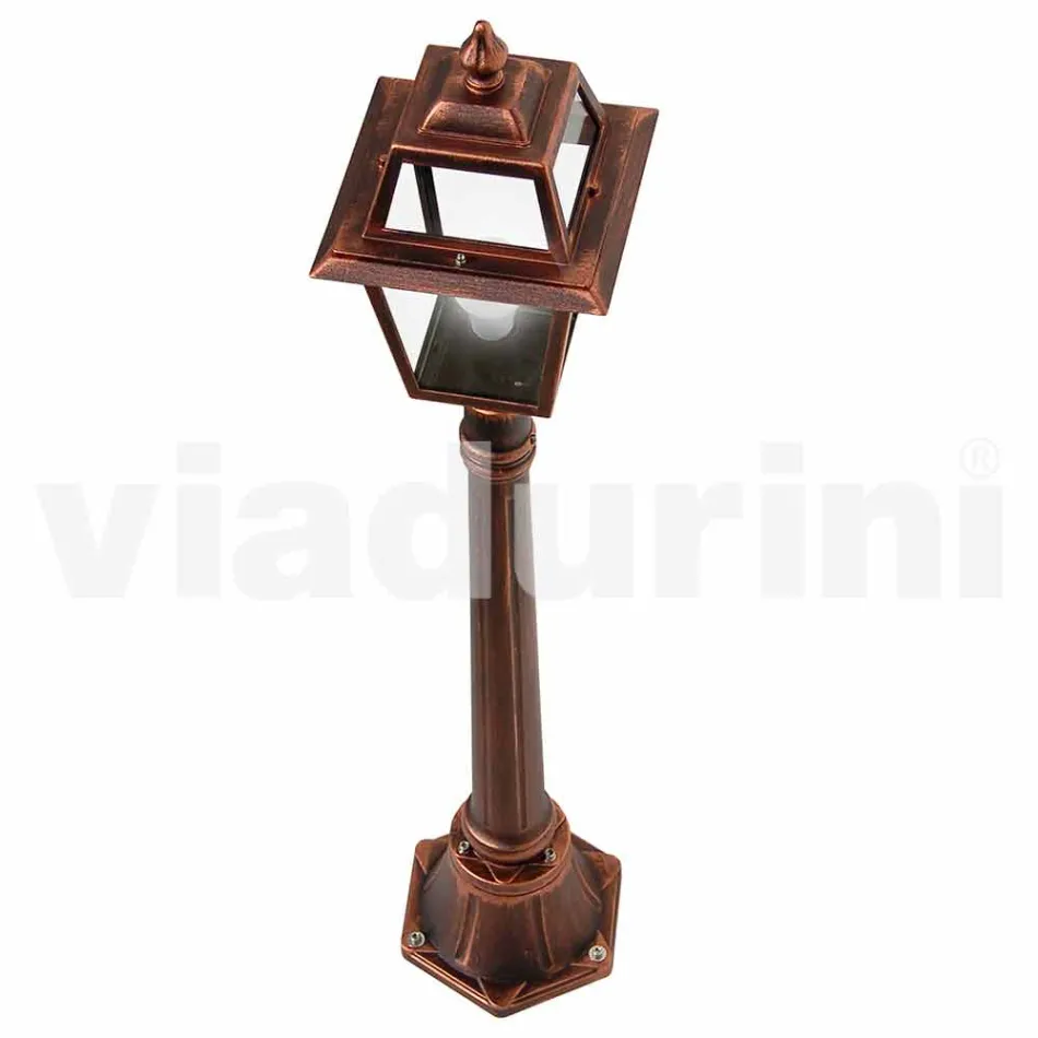 Low streetlight for outdoor in aluminium produced in Italy, Kristel Viadurini