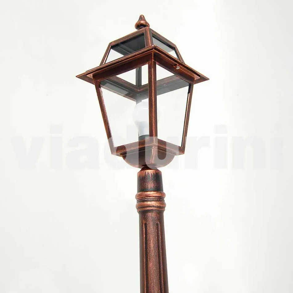 Low streetlight for outdoor in aluminium produced in Italy, Kristel Viadurini