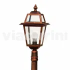 Low streetlight for outdoor in aluminium produced in Italy, Kristel Viadurini