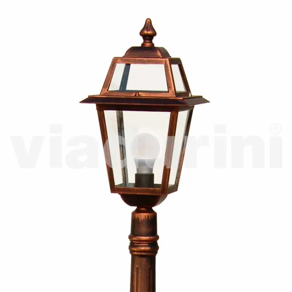 Low streetlight for outdoor in aluminium produced in Italy, Kristel Viadurini