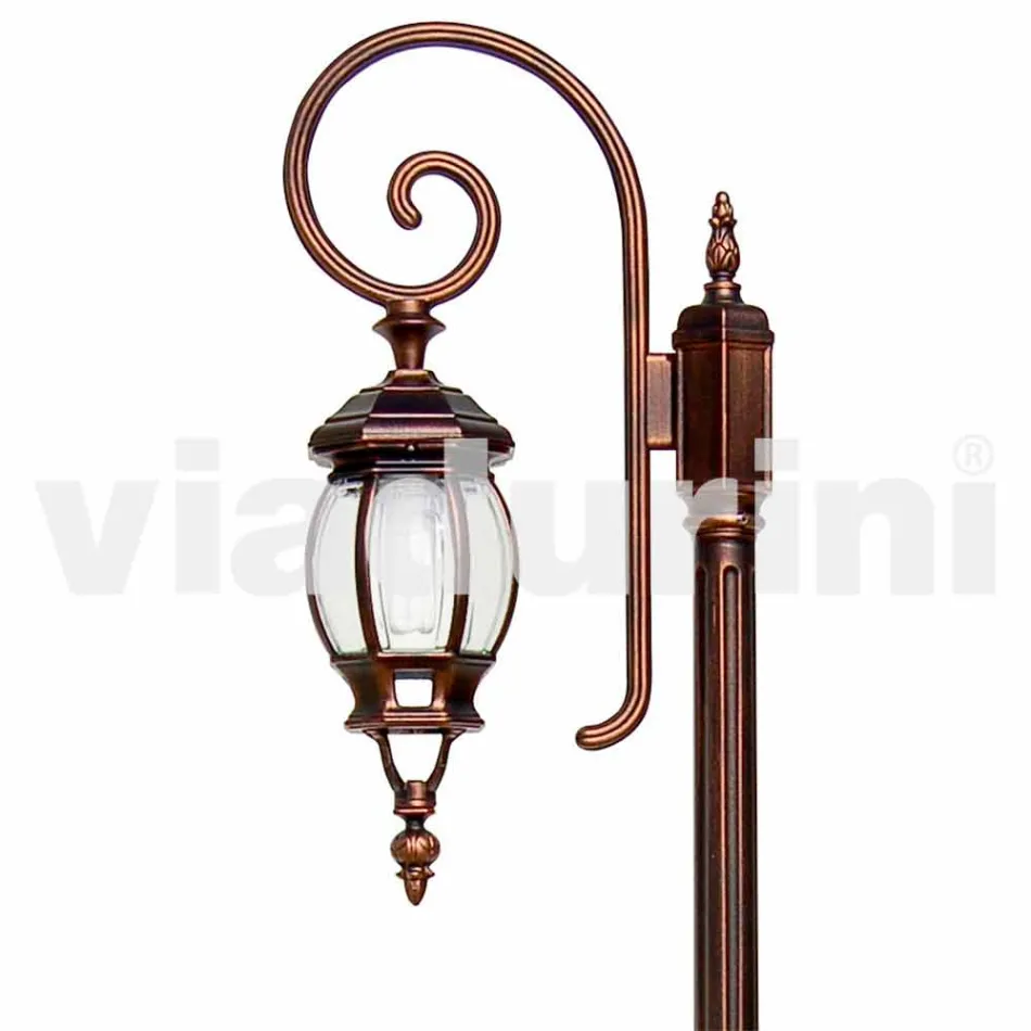 Anika classic aluminium garden lamp made in Italy Viadurini