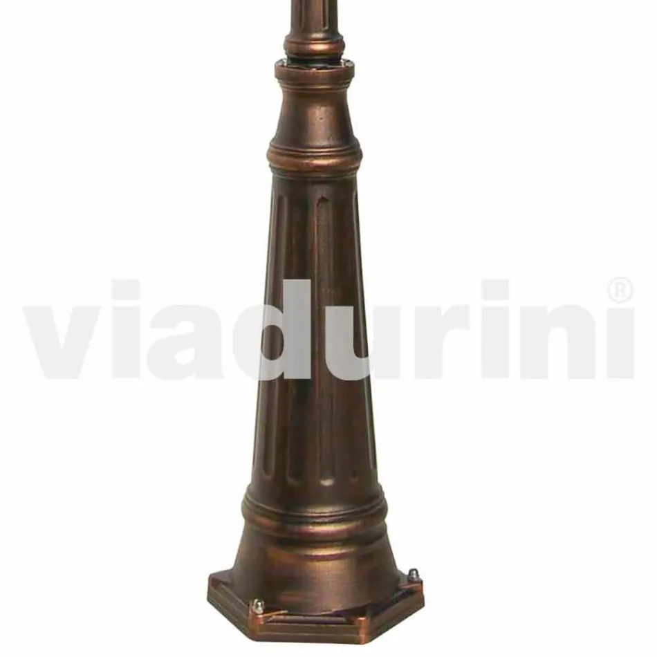 Anika classic aluminium garden lamp made in Italy Viadurini