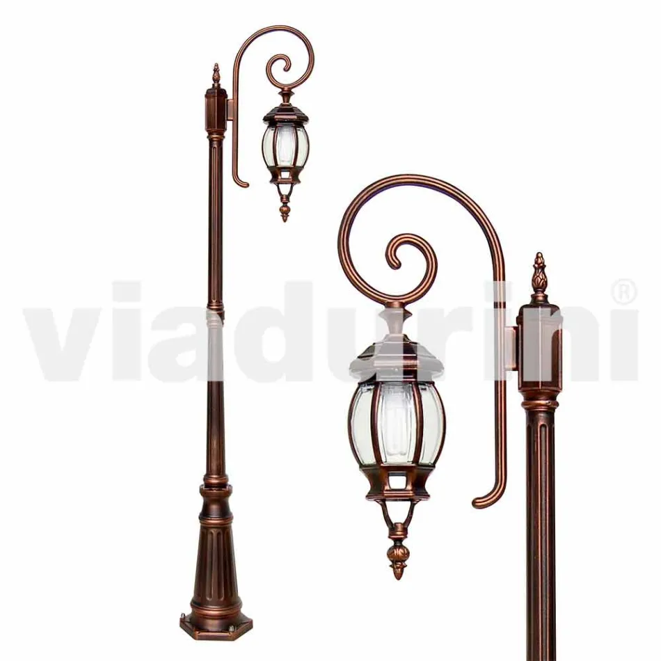 Anika classic aluminium garden lamp made in Italy Viadurini