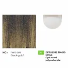 Outdoor three-light aluminium street lamp made in Italy, Anusca Viadurini