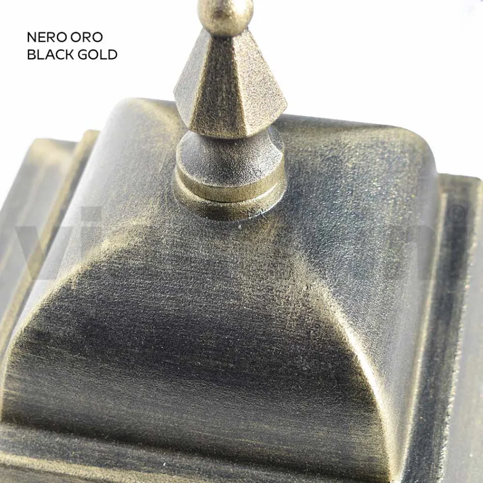 161 cm tall outdoor lamp in glass and die-cast aluminium - Alchemist Viadurini