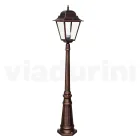 161 cm tall outdoor lamp in glass and die-cast aluminium - Alchemist Viadurini