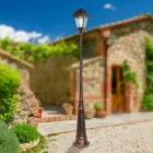 252 cm high outdoor lamp in glass and die-cast aluminium - Alchemist Viadurini