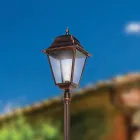 252 cm high outdoor lamp in glass and die-cast aluminium - Alchemist Viadurini