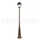 252 cm high outdoor lamp in glass and die-cast aluminium - Alchemist Viadurini