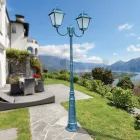 259 cm tall outdoor lamp in glass and die-cast aluminium - Alchemist Viadurini