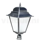 85 cm high outdoor lamp in glass and die-cast aluminium - Alchemist Viadurini