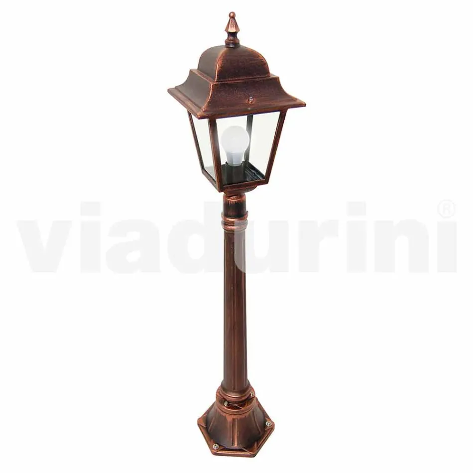 Low aluminium outdoor lamp made in Italy, Aquilina Viadurini