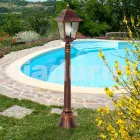 Low aluminium outdoor lamp made in Italy, Aquilina Viadurini