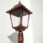 Low aluminium outdoor lamp made in Italy, Aquilina Viadurini