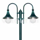 Outdoor lamp made of aluminium with two lights made in Italy, Anusca Viadurini