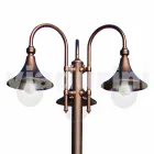 Outdoor lamp post in die-cast aluminium made in Italy, Anusca Viadurini