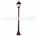 Classic garden lamppost made with aluminium, made in Italy, Aquilina