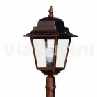 Classic aluminium garden lamp made in Italy, Aquilina Viadurini