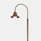 Garden Lamp Post with High or Low Arch in Brass and Copper - Edge by Il Fanale Viadurini