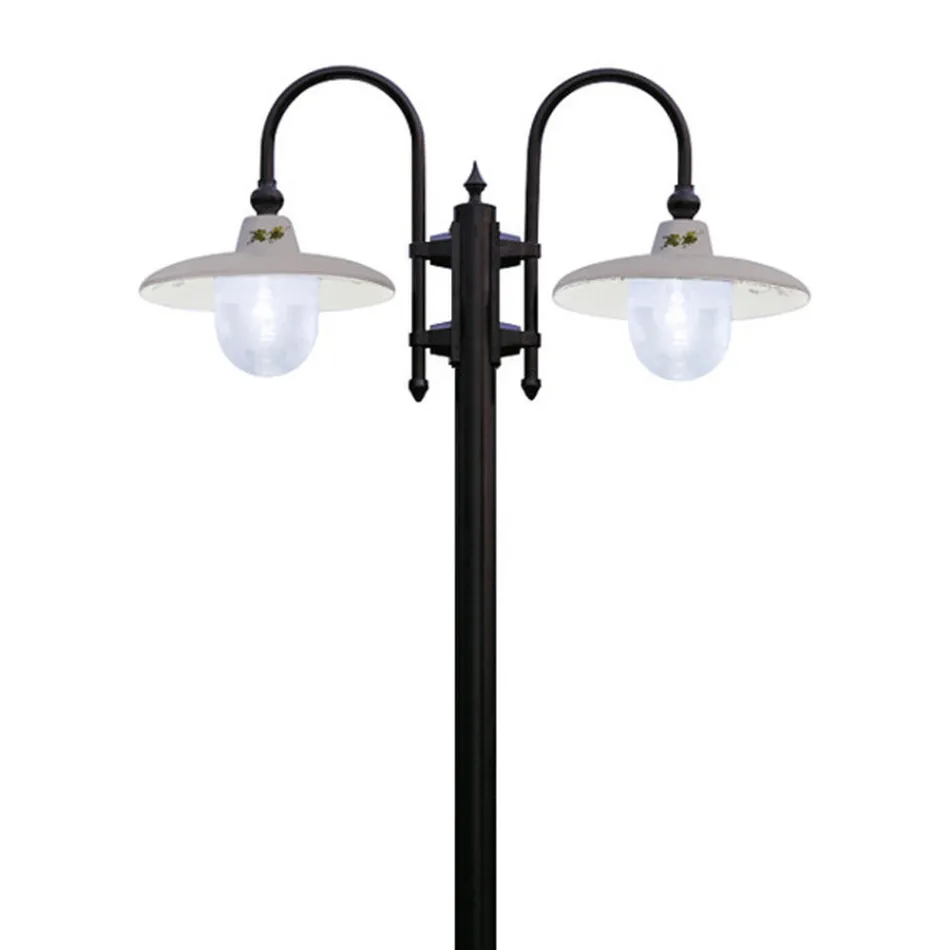 Aluminium Garden Lamp with 1 or 2 or 3 Lights Design - Campobasso Viadurini