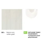 White aluminium garden lamp with 1 light produced in Italy, Anusca Viadurini