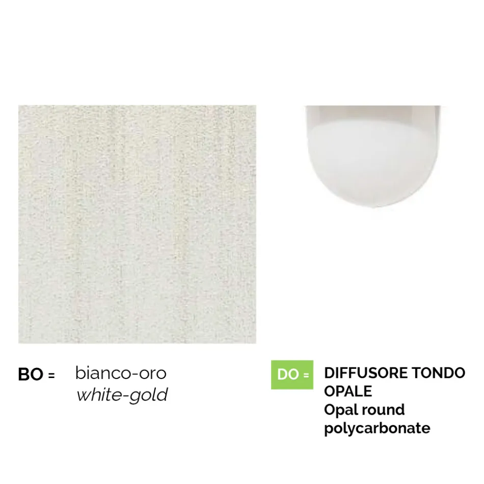 White aluminium garden lamp with 1 light produced in Italy, Anusca Viadurini