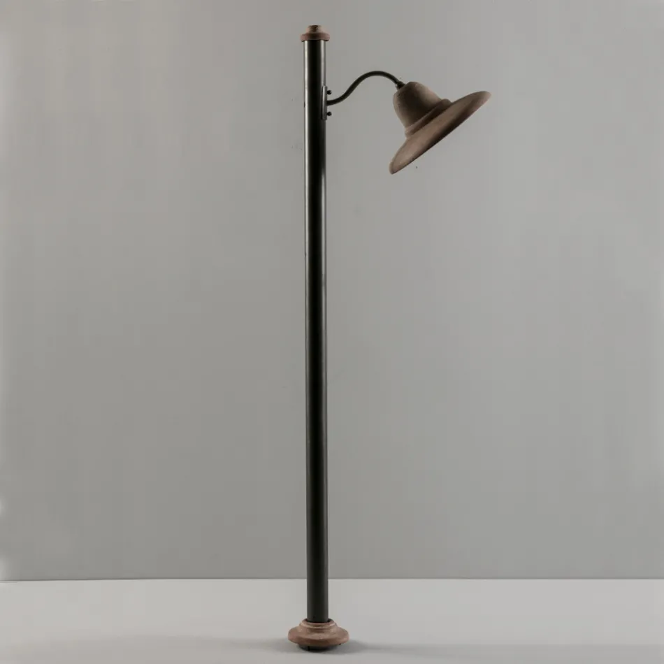 Garden Lamp in Aluminium and Galestro Made in Italy - Toscot Spoleto Viadurini