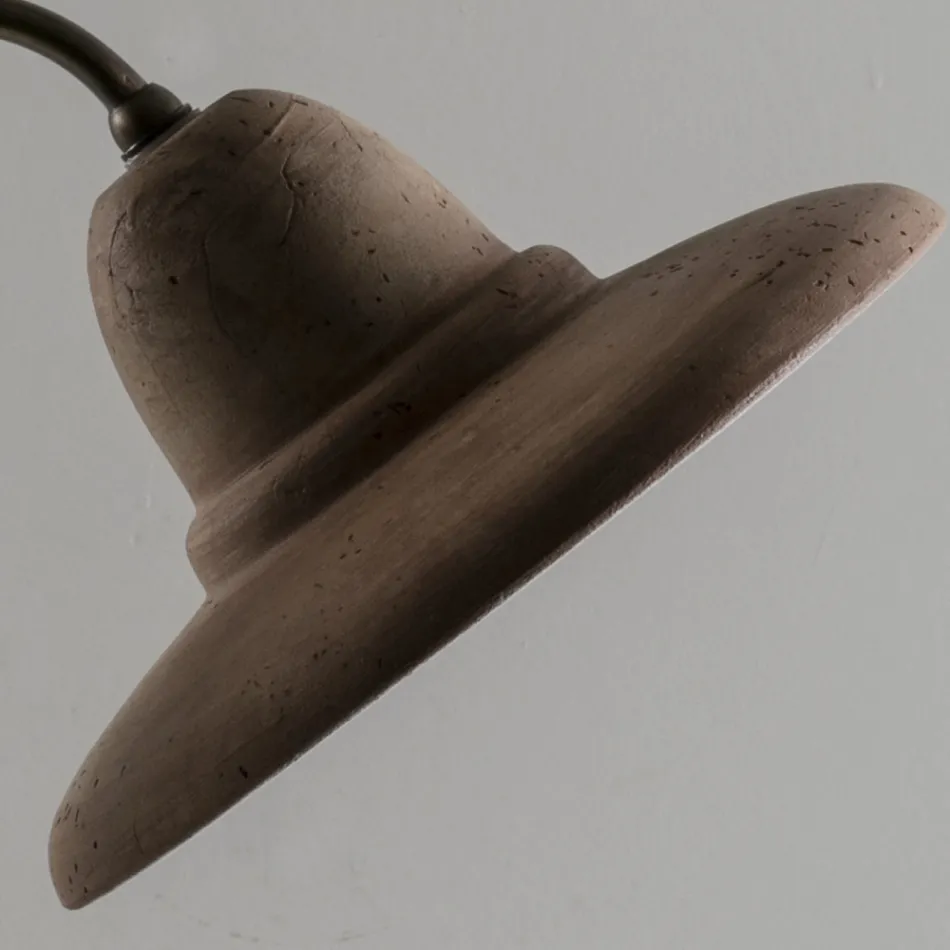 Garden Lamp in Aluminium and Galestro Made in Italy - Toscot Spoleto Viadurini