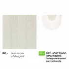 Garden lamp in white die-cast aluminium made Italy, Anusca Viadurini