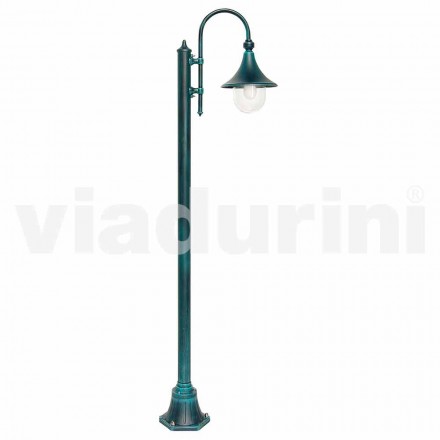 Garden lamp in die-cast aluminium made in Italy, Anusca Viadurini