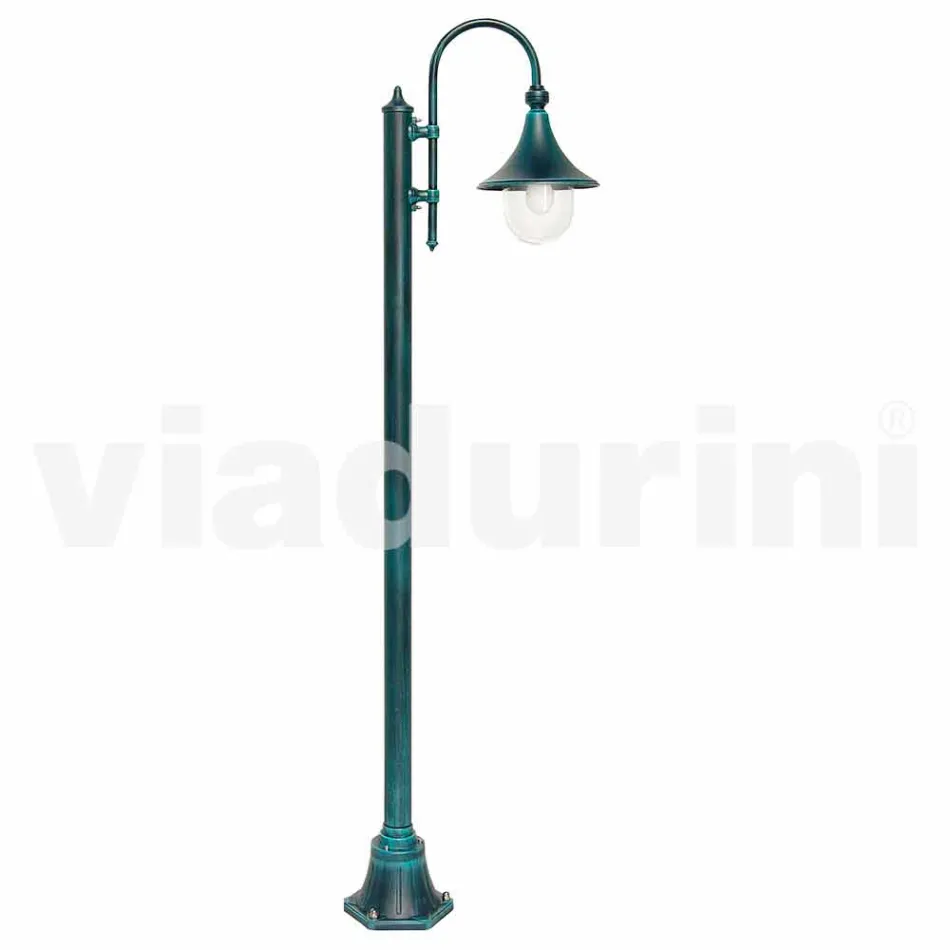 Garden lamp in die-cast aluminium made in Italy, Anusca Viadurini