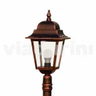 Garden lamp in die-cast aluminium made in Italy, Aquilina Viadurini