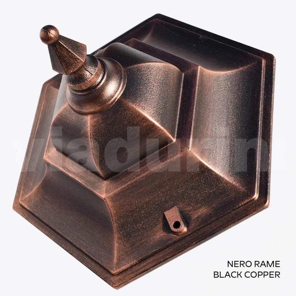 Garden lamp in sandblasted glass and 5 aluminium finishes - Pinako Viadurini