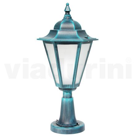 Garden lamp in sandblasted glass and 5 aluminium finishes - Pinako Viadurini