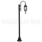 Vintage Garden Lamp in Anthracite Aluminium Made in Italy - Empire Viadurini