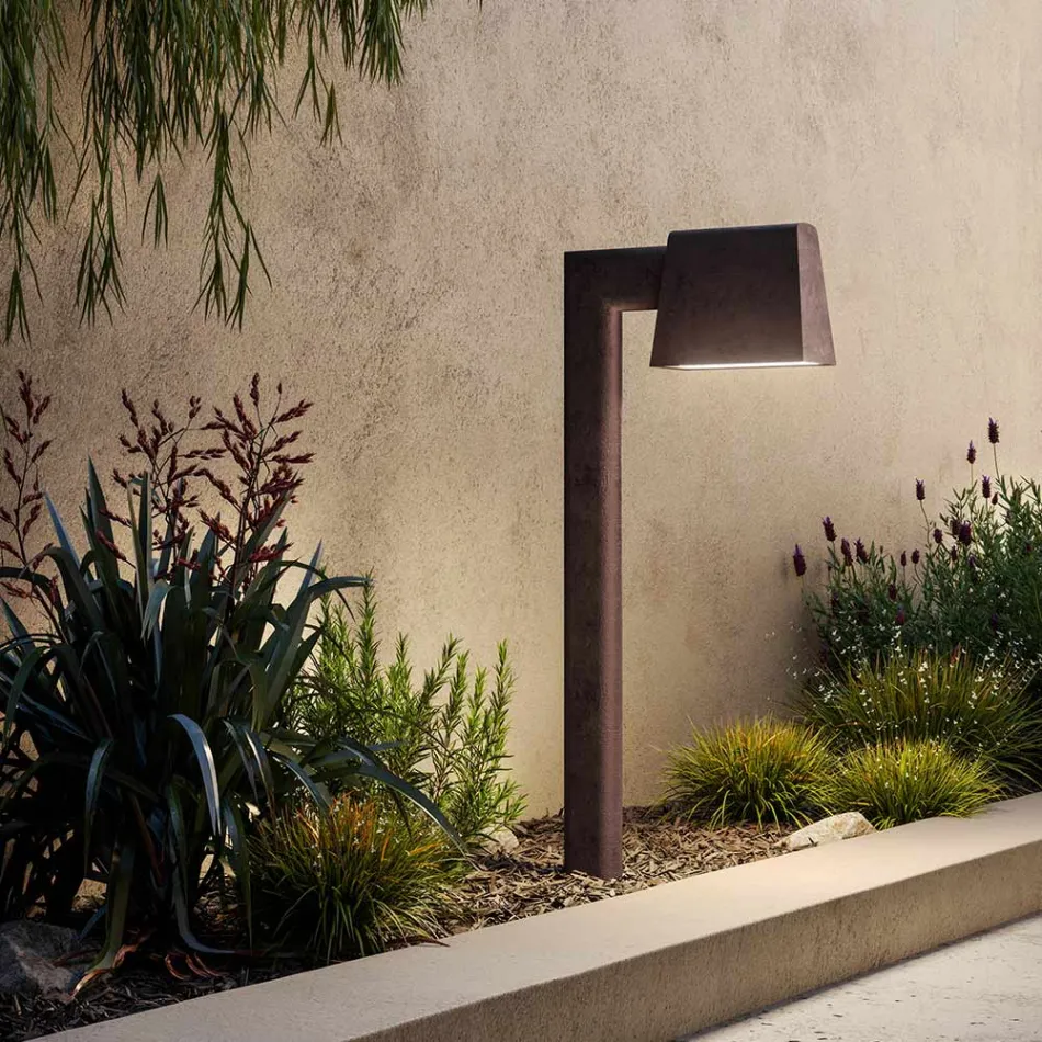 Outdoor Lamppost in Antique Brown Metal 2 Heights - Saint Tropez by Il Fanale Viadurini