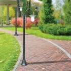 Vintage Style Outdoor Lamp in Anthracite Aluminium Made in Italy - Belen Viadurini