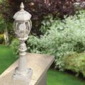 Vintage Style Garden Lamp in White Aluminium Made in Italy - Dodo