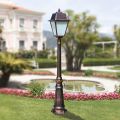 Vintage Style Garden Lamp in Aluminium and Glass Made in Italy - Doroty