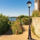 Vintage Style Garden Lamp in Aluminium and Glass Made in Italy - Doroty Viadurini