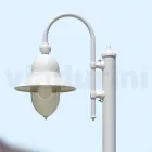 Vintage Style Garden Lamp in Aluminium Made in Italy - Cassandra Viadurini
