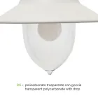 Vintage Style Garden Lamp in Aluminium Made in Italy - Cassandra Viadurini