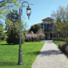 Vintage Garden Lamp in Anthracite Aluminium Made in Italy - Empire Viadurini