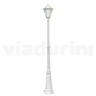 Vintage Outdoor Lamp in White Aluminium Made in Italy - Terella Viadurini