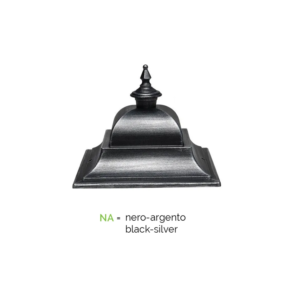 Vintage Outdoor Lamp in Aluminium Made in Italy - Bonaria Viadurini