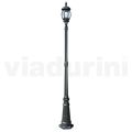 Vintage Outdoor Lamp in Anthracite Aluminium Made in Italy - Empire