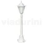 Vintage Outdoor Lamp in White Aluminium Made in Italy - Terella Viadurini