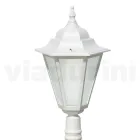 Vintage Outdoor Lamp in White Aluminium Made in Italy - Terella Viadurini