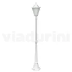 Vintage Outdoor Lamp in White Aluminium Made in Italy - Terella Viadurini